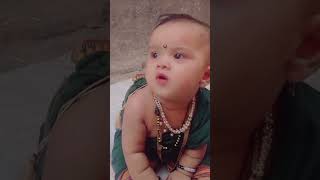 मन तळ्यात मळ्यात जाईच्या कळ्यात l baby babygirl manasvi shorts shortsvideo trending [upl. by Auqenat948]