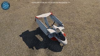 VSKYLABS ICONA5 Project  Wingfolding test  Work In Progress [upl. by Agnesse]