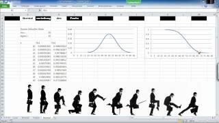 Normalverteilung und ihre Berechnung in Excel 2010 [upl. by Osicnarf864]