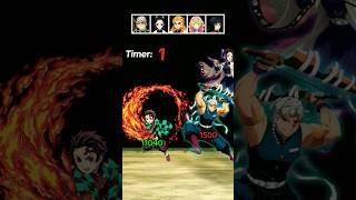 Tanjiro vs Hashiras demonslayer anime tanjiro [upl. by Kleon]