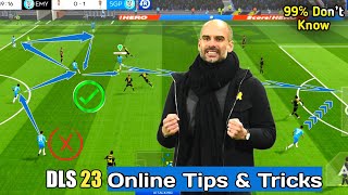 How To Win Every Online Matches in Dream League Soccer 2023  Secret Tricks  DLS 23 Online Tips [upl. by Preiser]