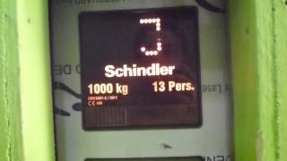 Schindler 5400 Mod Traction elevators  Hornsbruksgatan 28 [upl. by Luane]