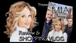 Tressallure MIA Wig Review  2 COLORS  A SHOPPING TRIP VLOG tazswigcloset [upl. by Morganica]