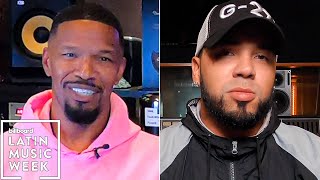 Jamie Foxx amp Anuel AA Talk New Docuseries Evolution of Reggaeton amp Hip Hop  Billboard Latin Week [upl. by Yerroc]