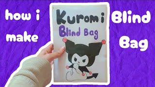 HOW TO MAKE A BLIND BAG  HOW TO MAKE PAPER SQUISHIES easy tutorial [upl. by Lledraw]