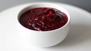 How to Make Cranberry Sauce From Scratch  Homemade Cranberry Sauce Recipe [upl. by Mikihisa]