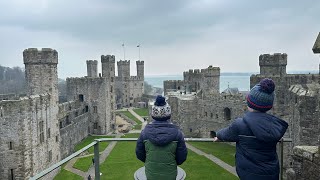 Our trip to Caernarfon Castle  March 2024 [upl. by Ettelrahc]