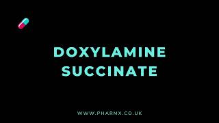 How to pronounce Doxylamine succinate [upl. by Genisia]