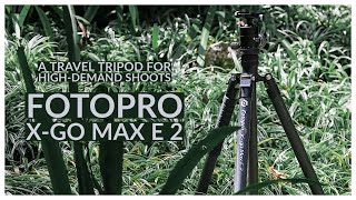 A Travel Tripod for Heavier Gear Fotopro XGO MAX E 2 review [upl. by Dnalrah]