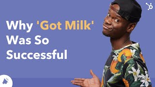 The Reason Behind The Got Milk Campaign’s Success [upl. by Grados]