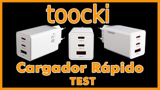 TOOCKI CARGADOR RÁPIDO QC30 PD ETC A PRUEBA [upl. by Taima]