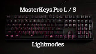 MasterKeys Pro L RGB  Light Modes [upl. by Orpheus]