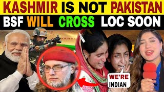 KASHMIR IS NOT PAKISTAN BIG VICTORY OF MODI SARKAR  BSF PATROLLING PAK ALERT  PUBLIC REACTION [upl. by Airom]