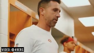 Relive Kyle Shanahans Epic Locker Room Speech After Beating the Bears in 2021 [upl. by Harl]