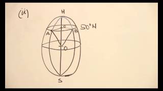 SHORTEST DISTANCE BETWEEN ANY TWO POINTS ON THE PARALLEL OF LATITUDE PART 3 [upl. by Nyla]