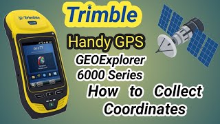 How to collect site data with  Handy GPS Trimble GEO Explorer 6000 Series  GPS TRAINING COMPLETE [upl. by Mathia75]