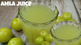 Amla Juice Recipe  How to Make Amla Juice at Home  Indian Gooseberry Juice Recipe  आंवला का जूस [upl. by Ninaj]