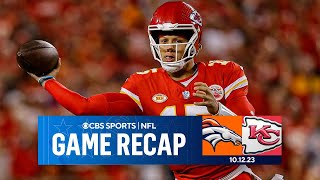 Chiefs Continue DOMINANCE For 16th Straight Win Over Broncos I Game Recap I CBS Sports [upl. by Tilda]