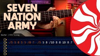 SEVEN NATION ARMY  The White Stripes Guitar TABS  Cover Guitara Christianvib [upl. by Benji442]