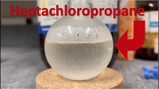 Heptachloropropane Synthesis from Chloroform Tetrachloroethylene and Aluminum Chloride [upl. by Corrina637]