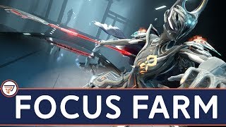 Warframe Best Focus Farm Focus 20 [upl. by Hoashis332]