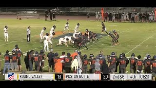 AZPreps365 Game of the Week presented by Raising Canes highlights  Round Valley at Poston Butte [upl. by Eceerehs]