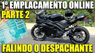 PRIMEIRO EMPLACAMENTO DE VEICULO 0KM PARTE 2  YAMAHA R15 2025 [upl. by Dennard270]