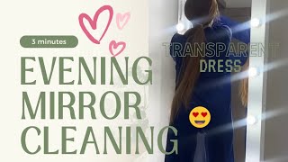 روتيني اليومي 2024 كيفية غسل و تنظيف المراة  4K Cleaning in Transparent Dress [upl. by Celie]