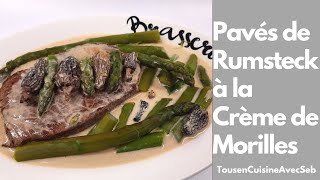 PAVÉS de BOEUF SAUCE au MORILLES tousencuisineavecseb [upl. by Ile]