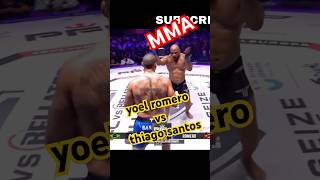 yoel romero vs thiago santos highlights  mma [upl. by Macdonald]