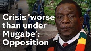 Zimbabwe President returns amid violent crackdown [upl. by Sergio]