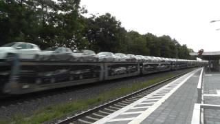 BR 1852 mit Gefco Autozug nach Frankreich fuhr durch Bad Oeynhausen [upl. by Kam]