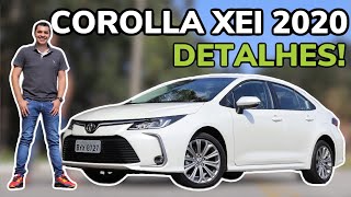 TOYOTA COROLLA XEI 2020 EM DETALHES  Falando de Carro [upl. by Esyli509]