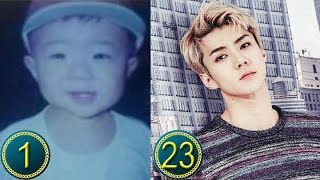 Oh Sehun Predebut  Transformation from 1 to 23 Years Old [upl. by Ellehctim]