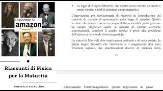 LA SINTESI DI MAXWELL  RIASSUNTI DI FISICA PER LA MATURITÀ [upl. by Eetnahc]