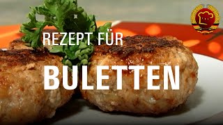 So kannst du knusprige Buletten schnell und einfach selber braten DDR Rezept [upl. by Nidya]