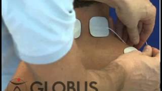 GLOBUS Italia  Electrostimulation of trapezius 2 Channels 4 Electrodes [upl. by Yenroc]