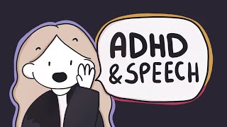 ADHD amp Speech  chaotic thoughts fast talking and oversharing 😅 [upl. by Rodmur]