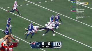 FlightReacts To New England Patriots vs New York Giants  2023 Week 12 Game Highlights [upl. by Annaehr]