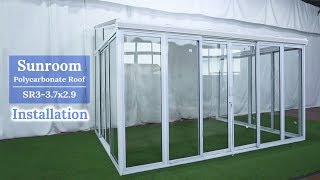 Sunroom Installation SR337x29 [upl. by Ayocal]