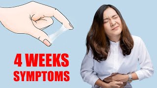 4 Weeks Pregnant Symptoms  Early Pregnancy Symptoms [upl. by Longerich96]