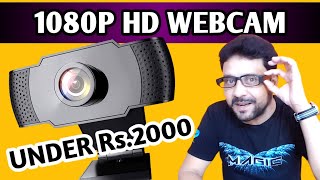 Best Budget Webcam 2021  Wansview 1080P HD USB Webcam  Unboxing amp Review In Hindi [upl. by Gualtiero]