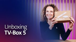 Unboxing de la TVBox 5 – Swisscom Help [upl. by Salomo767]