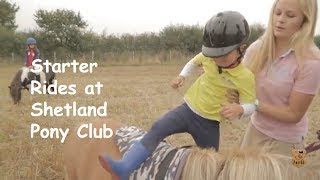 Your Childs First Pony Ride Starter Rides at Shetland Pony Club TV Episode 171 [upl. by Seeto]