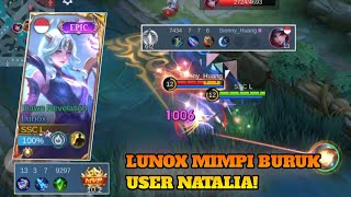 Lunox mimpi buruk user natalia TUTORIAL LUNOX 2024  LUNOX BUILD AND EMBELM 2024  LUNOX GANEPLAY [upl. by Blase852]