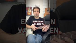 Eruption  Van Halen tapping part guitar tapping vanhalen [upl. by Boucher234]