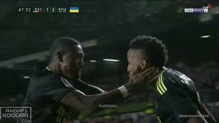 Éder Militão amp David Alaba Rare Celebration  Slow Motion  La Liga  4K UHD Militão amp Alaba Clips [upl. by Aldis]