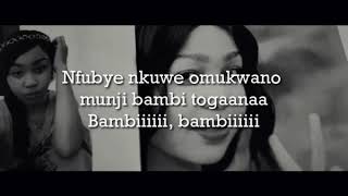 Bambi King Saha Lyrics Video by Jamal [upl. by Abad]