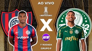 SAN LORENZO 1x1 PALMEIRAS  LIBERTADORES  AO VIVO COM IMAGENS DO ESTÚDIO [upl. by Ojadnama937]