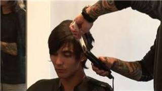 Hair Care for Men  How to Flat Iron Mens Hair [upl. by Bridget]